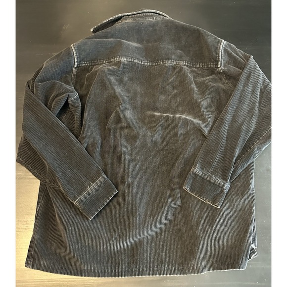 Levis Barstow Western Snap Black Corduroy Shirt Jacket Men's Standard Fit M - Picture 5 of 6